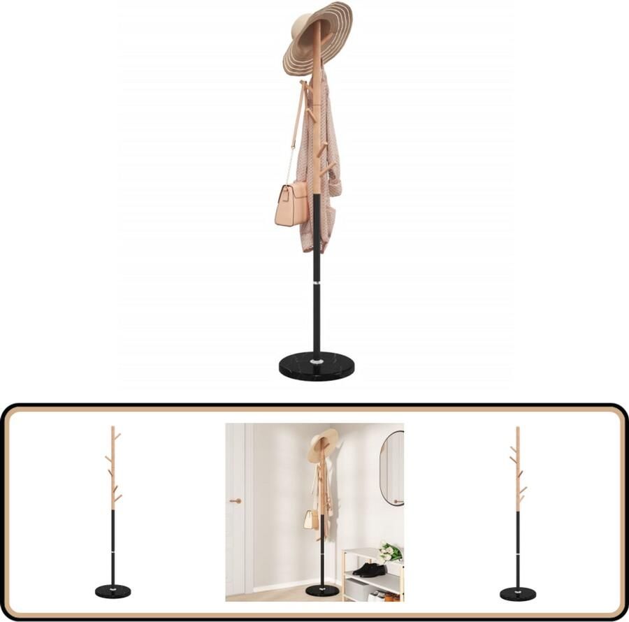 VidaXL -Kapstok-172-cm-gepoedercoat-ijzer-zwart