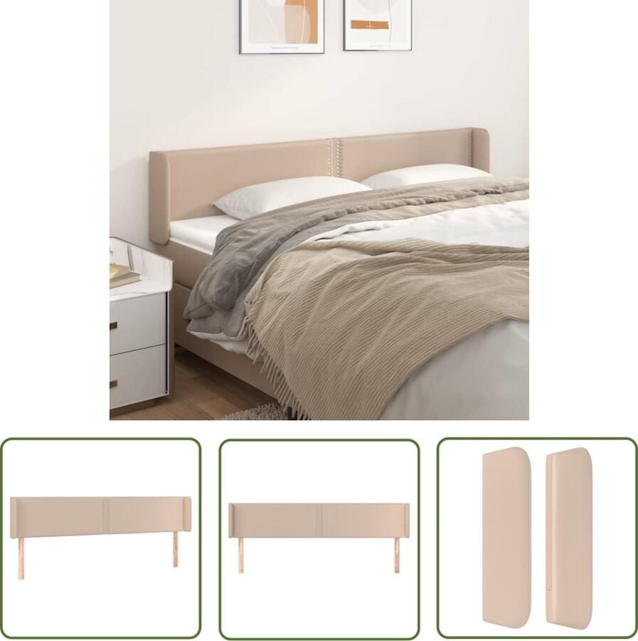 The Living Store Hoofdeind Cappuccino Kunstleer 163x16x78 88 cm Verstelbare Hoogte Hoofd Bord Hoofdkussen Beddecoratie Kapstok Bedroom Decor
