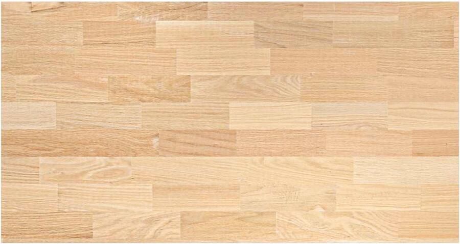 VidaXL Keuken werkblad massief eikenhout 120x63 5cm Eikenhouten Keukenblad Massieve Keukentop Landelijke Keuken Werkblad Kookeiland Blad