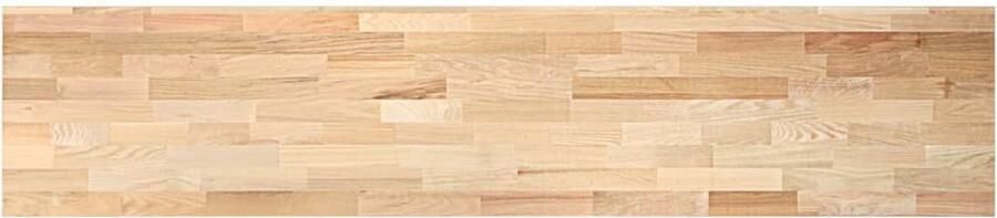 VidaXL Keuken werkblad rechthoekig 300x63 5x4 cm massief eikenhout