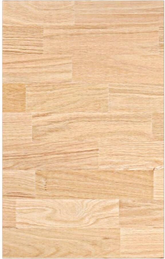 VidaXL Keuken werkblad rechthoekig 40x63 5x2 7 cm massief eikenhout