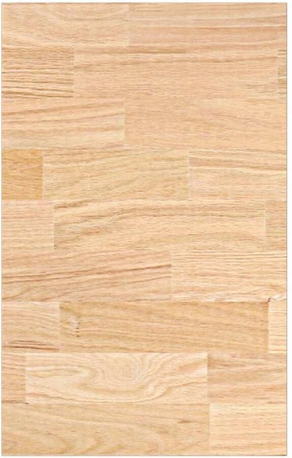 VidaXL Keuken werkblad rechthoekig 40x63 5x4 cm massief eikenhout