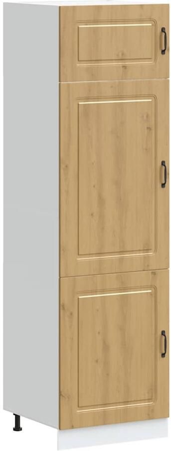 VidaXL Keukenkast Kalmar bewerkt hout artisanaal eikenkleur - Foto 2