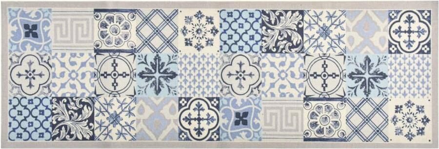 VidaXL Keukenmat Wasbaar Mosaic 60x300 cm Vloerkleden Keukenmat Vloerverwarming Mozaiek Print Polyamide Wasbare Mat - Foto 2