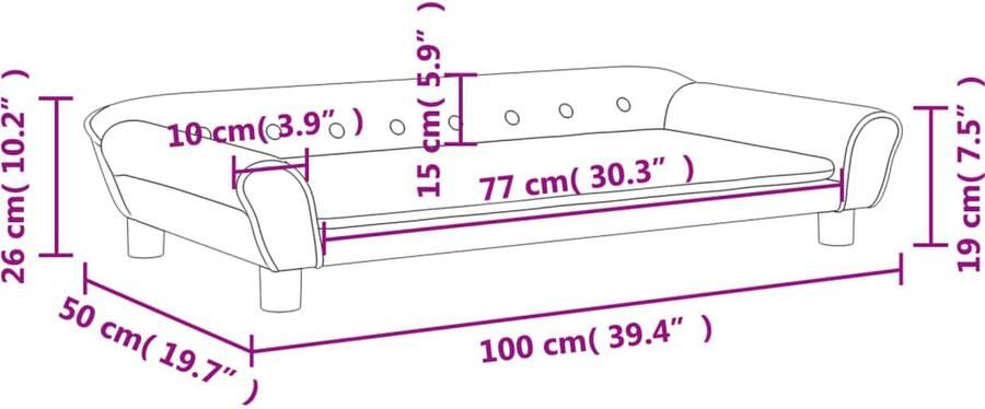 VidaXL Kinderbank Fluweel Roze 100x50x26 cm Kinderstoel Kinderbank Meubels Voor Kinderen Kids Furniture Speelgoed Kamer - Foto 3