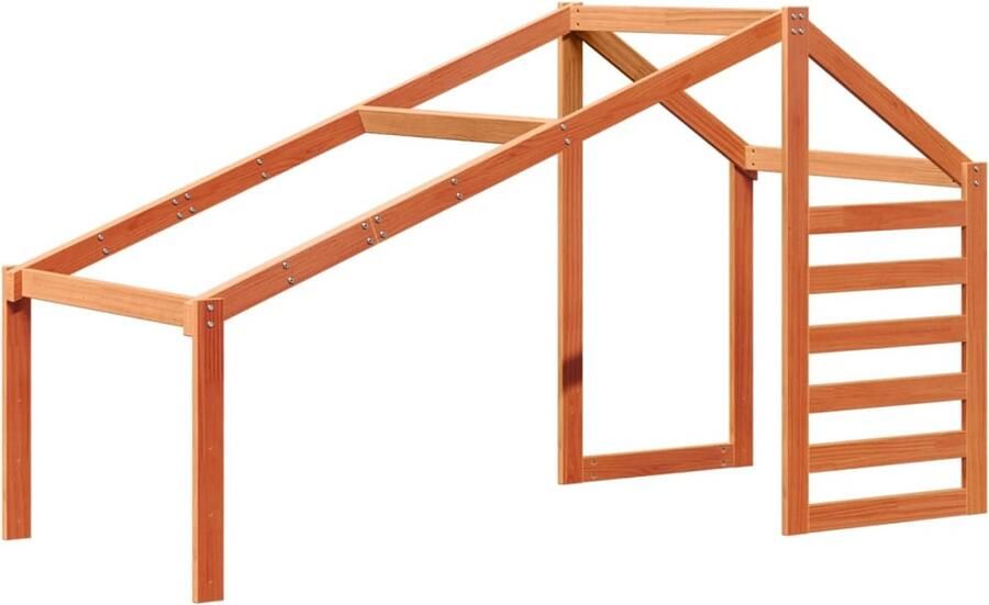 VidaXL Kinderbedhuisje 188x82x113 cm Grenenhout