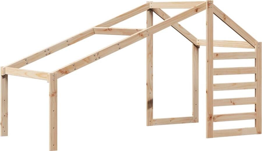 VidaXL Kinderbedhuisje Grenenhout 198x87x113 cm