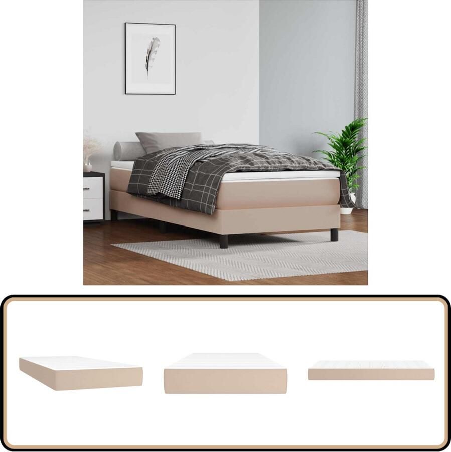 VidaXL Kindermatras Pocketvering 80x160 cm Wit Pocketveringmatras Voor Kinderen Pocketveringmatrassen Voor Kinderen Binnenveringsmatras Matras