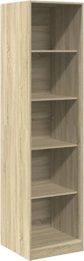 VidaXL Kledingkast 50x50x200 cm Sonoma eikenhout Kledingkast Kledingkasten Klerenkast Garderobekast