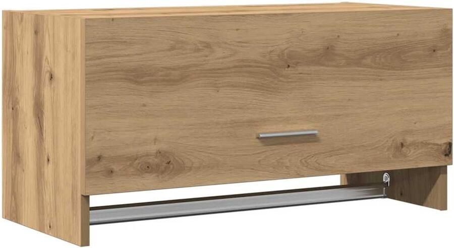 VidaXL Kledingkast 70x32 5x35 cm bewerkt hout artisanaal eikenkleur