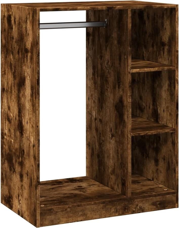 VidaXL -Kledingkast-77x48x102-cm-bewerkt-hout-gerookt-eikenkleurig