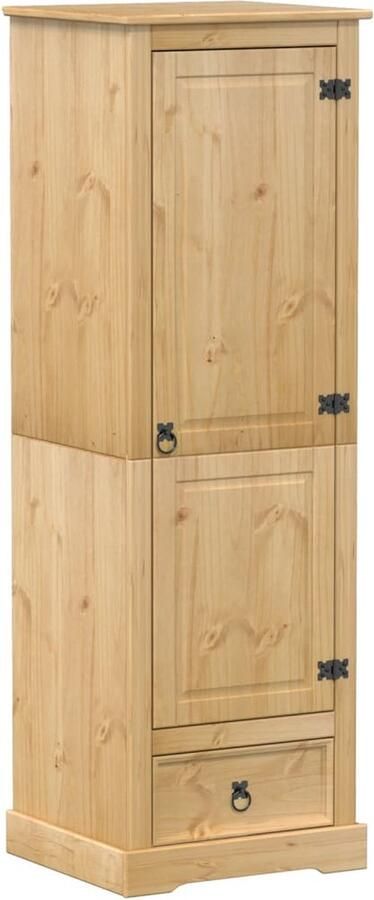 VidaXL -Kledingkast-Corona-55x50x170-cm-massief-grenenhout