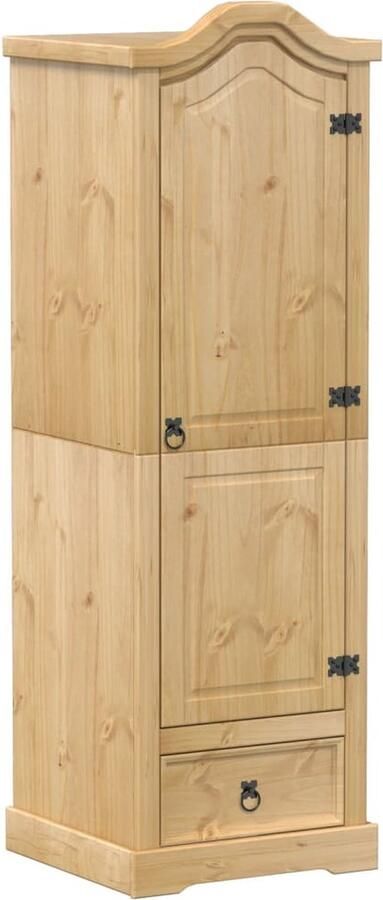 VidaXL -Kledingkast-Corona-55x52x170-cm-massief-grenenhout