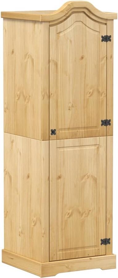 VidaXL -Kledingkast-Corona-55x52x170-cm-massief-grenenhout