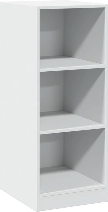 The Living Store Kledingrek Wit Hout 48 x 41 x 102 cm Opvouwbaar Kledingrek Kledingkast Garderobe Bergruimte Opslagoplossing