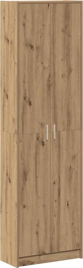 VidaXL Kledingkast met plank artisanaal eikenkleurig 55 x 25 x 189 cm