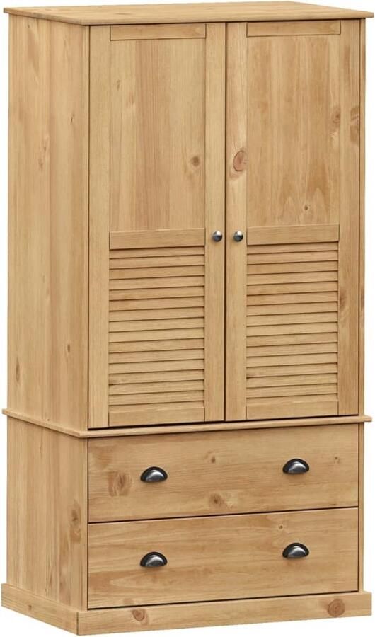 VidaXL -Kledingkast-VIGO-90x55x176-cm-massief-grenenhout