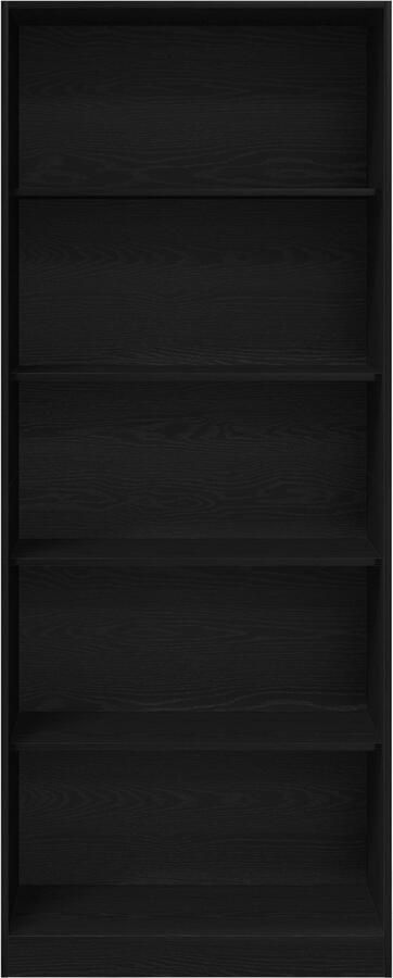 VidaXL Kledingkast Zwart eikenhout 80 x 50 x 200 cm Bewerkt hout