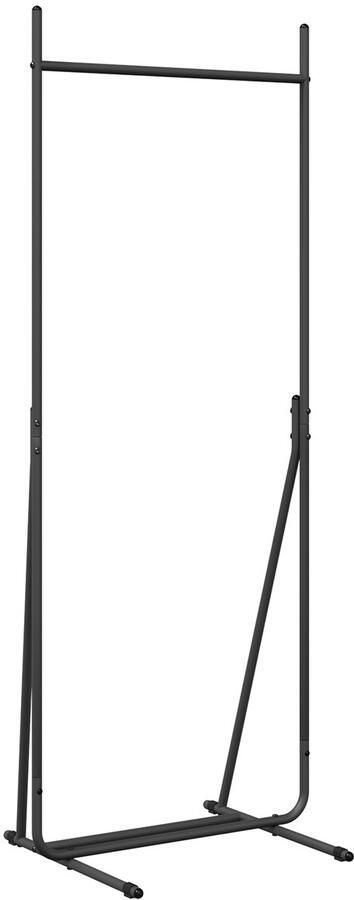 VidaXL Kledingrek Zwart 62x48x158 cm Gegalvaniseerd Staal