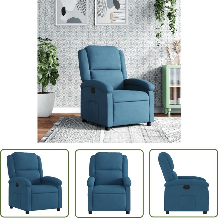 VidaXL Klikmechanisme Dynammometer Sleutel Fauteuil verstelbaar fluweel blauw Gereedschapset Drapers Tools Monteursgereedschap