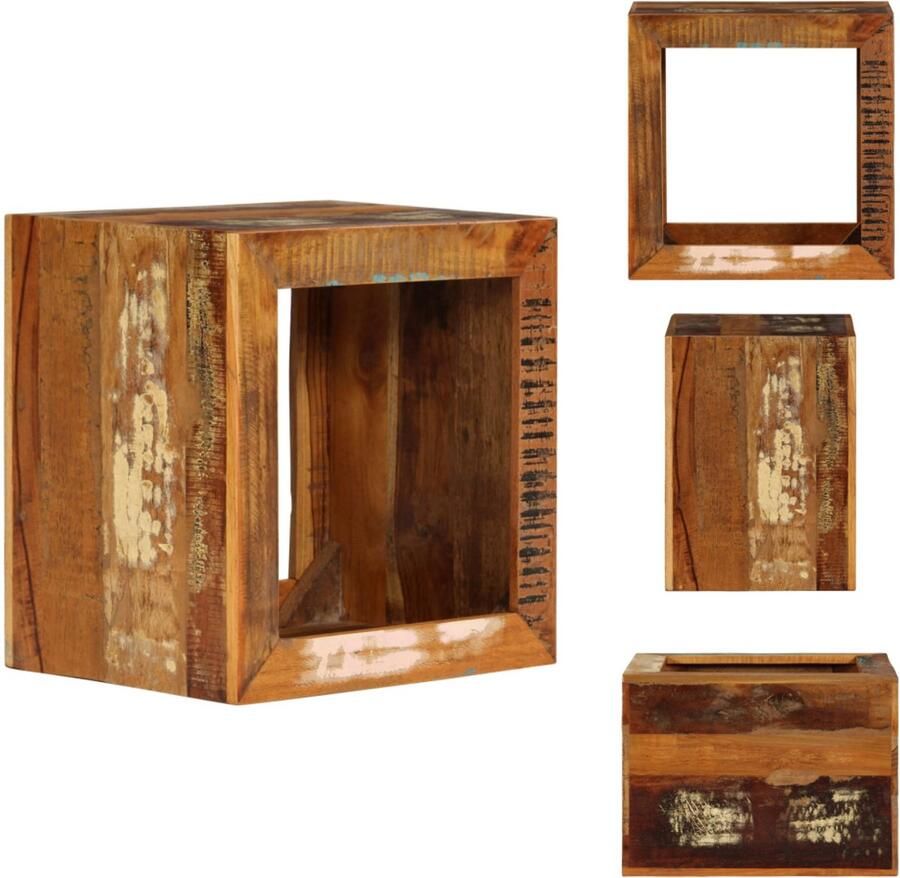 VidaXL -Kruk-40x30x40-cm-massief-gerecycled-hout