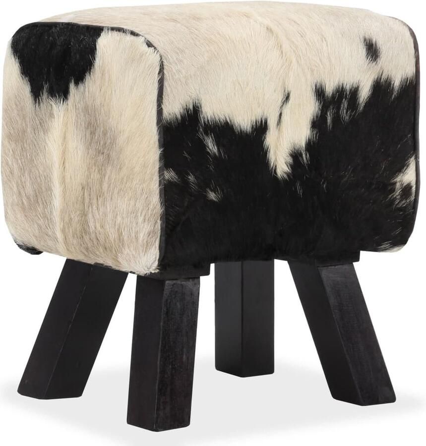 VidaXL Krukje 40x30x45 cm echt geitenleer - Foto 2