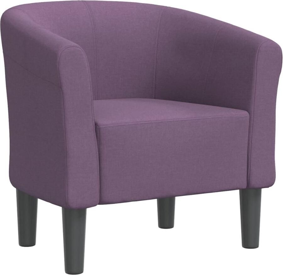 VidaXL Kuipstoel stof paars