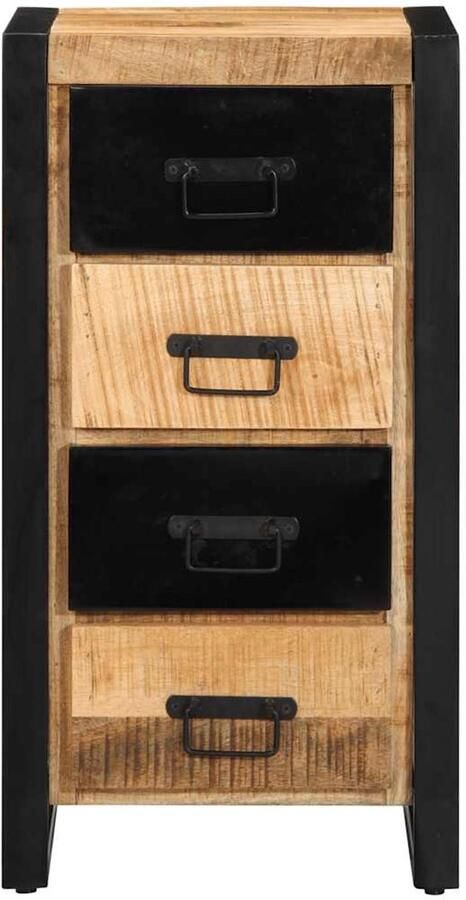 VidaXL Ladekast 40x40x75 cm massief ruw mangohout