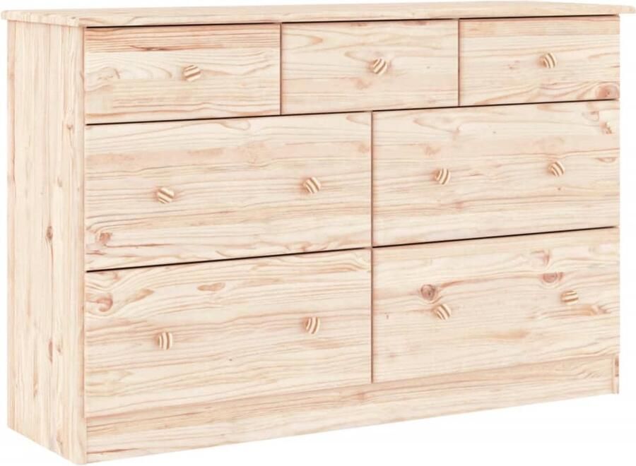 VidaXL Ladekast ALTA 112x35x73 cm massief grenenhout - Foto 3