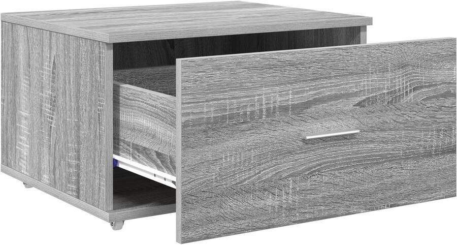 VidaXL Ladekast Grijze Sonoma Bewerkt Hout Middelgroot Ladekast