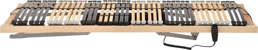 VidaXL Elektrische lattenbodem 39 latten 7 zones 80 x 190 cm