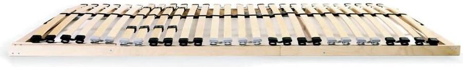 VidaXL Lattenbodem 7 Zones 140x200 cm Lattenbodem Bedbodem Massief Hout Lakenkast Slaapkamermeubilair Comfortzonen - Foto 2