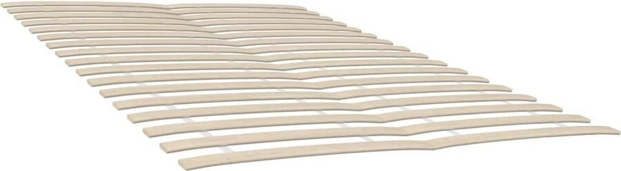 VidaXL Lattenbodems 2 st 80x200 cm Populierenhout Houten Lattenbodem Bedbodem Slaapcomfort Populierenhout Tweepersoonslattenbodem Eenpersoonsbed Compact - Foto 2