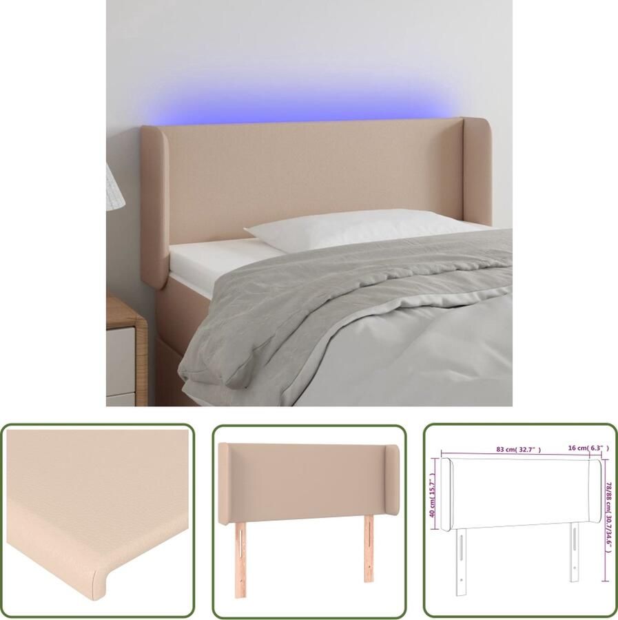 The Living Store Hoofdbord Moderne Hoofdborden 83 x 16 x 78 88 cm Cappuccino Hoofd Bord Led Hoofdbord Kapstok Bedroom Decor Slaapkamerstijl