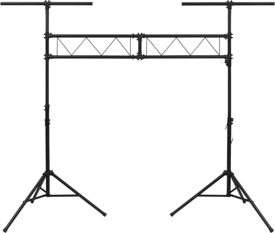 VidaXL Lichtstatief 338x115x(180-300) cm staal