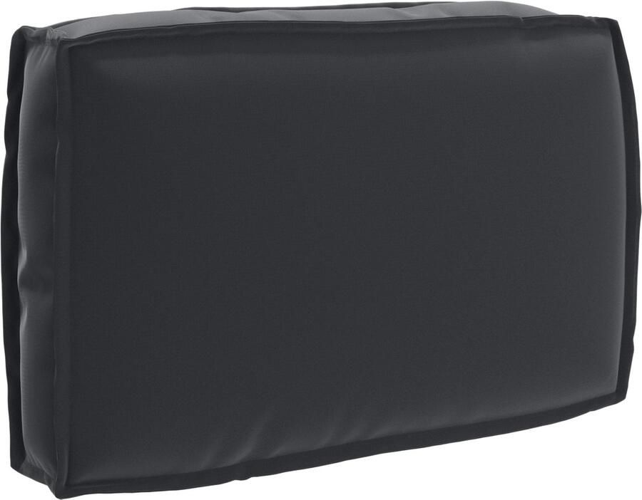 VidaXL Ligbed Kussen voor Rugleuning Zwart 60x40x12 cm Oxford Stof