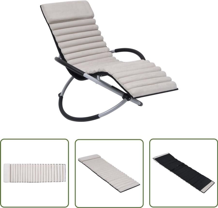 VidaXL Ligbedkussen Suède Crèmekleurig Ligbedkussen Loungekussen Suède Kussen Crème Kussen Buitenkussen Tuinkussen Relax Kussen Balkon Kussen Garden Furniture Lounge Set
