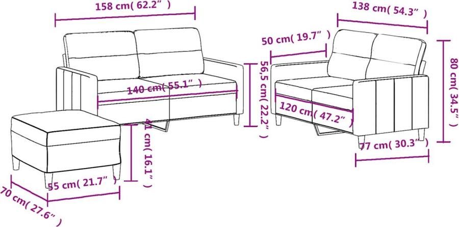 VidaXL Loungeset 4-delig Bruin Inclusief Kussens Loungeset Tuinset Loungemeubilair Buis Meubels Relaxstoel