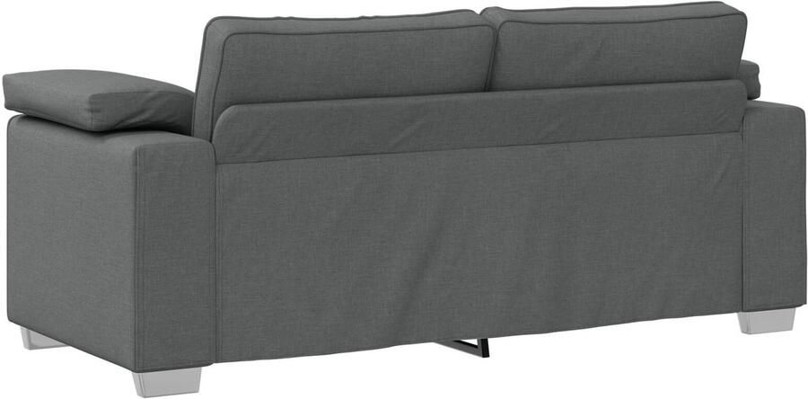 VidaXL Bank Donker grijs Metaal 180 x 77 x 82 cm Sterk en Stevig Bank