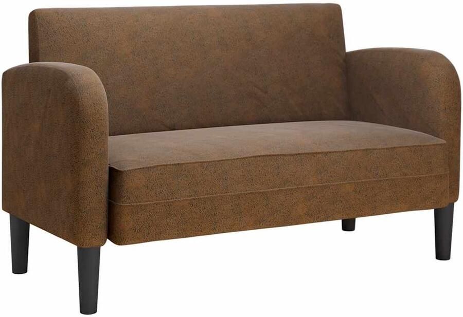 VidaXL Loveseat bank 110 cm kunstleer bruin