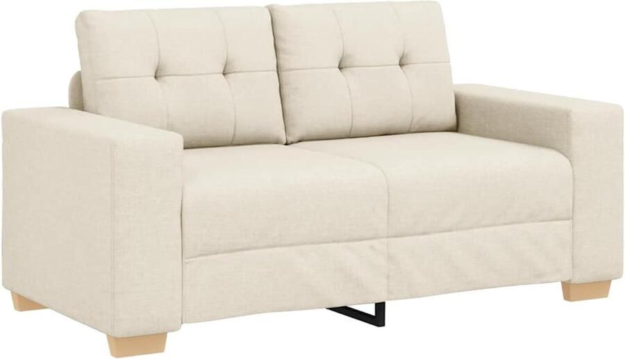VidaXL Loveseat Bank Linnen 120 cm