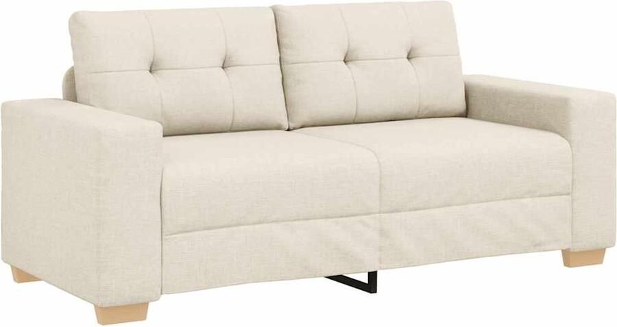 VidaXL Loveseat Bank Linnen 140 cm
