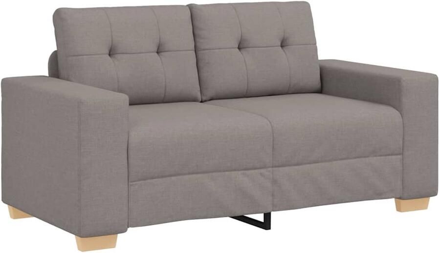 VidaXL Loveseat Bank Taupe 120 cm Stof