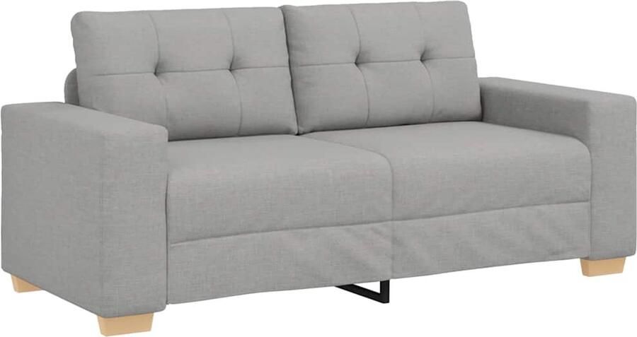 VidaXL Loveseat Bank Wolkengrijs 140 cm Stof