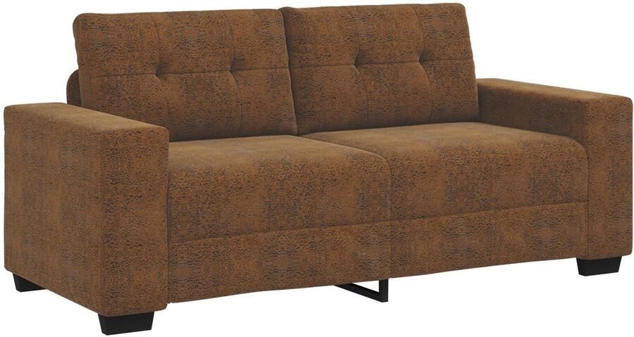 VidaXL Sofa Donkerbruin Polyester 181 x 77 x 82 cm Moderne Sofa - Foto 3