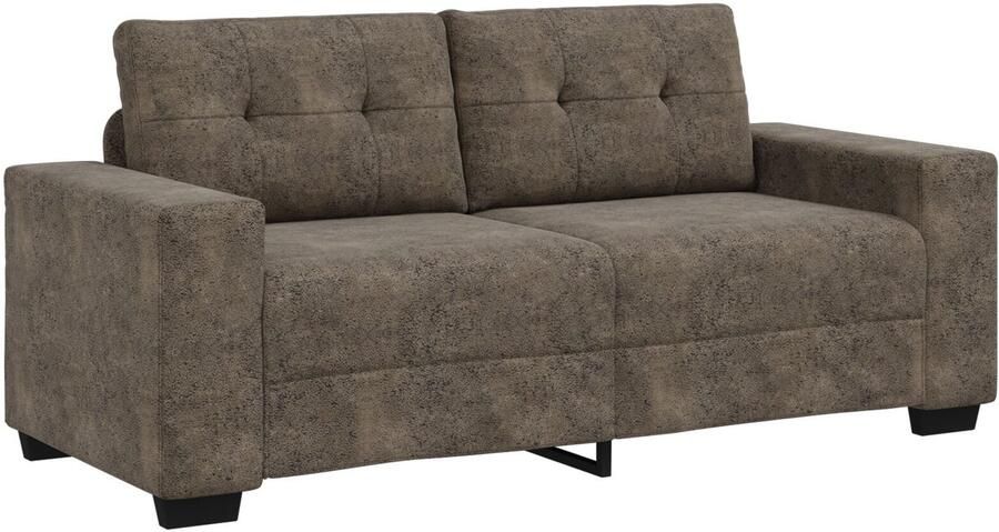 VidaXL Bruin Kunstleer Groot Duurzaam Bank Rechthoekig Modern - Foto 2