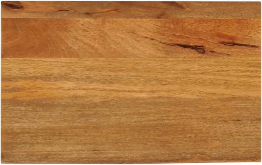 The Living Store Tafelblad met natuurlijke rand 40x30x2 5 cm massief mangohout Houten Tafelblad Vervangen Mangohout Tafelblad Vintage Tafelblad Industrieel Tafelblad