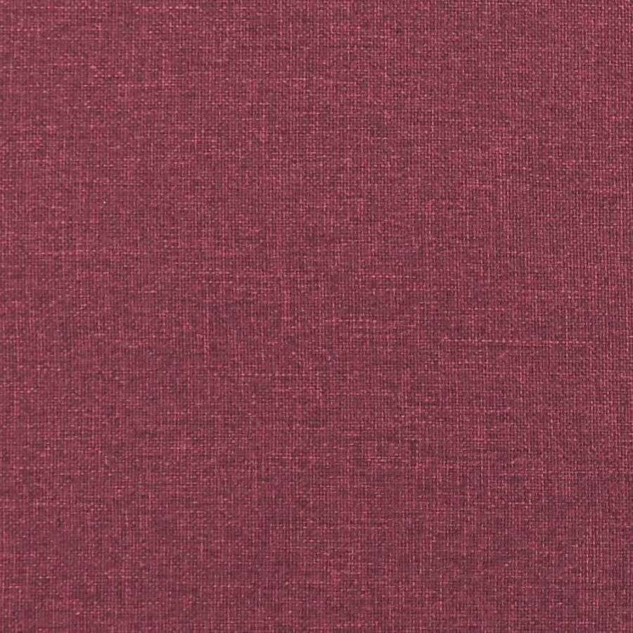 VidaXL Massagefauteuil Verstelbaar Wijnrood 75x91x101 cm USB-aansluiting Comfortabele zitting Stabiel frame 6-punts trillingsmassage Montage vereist Fauteuil