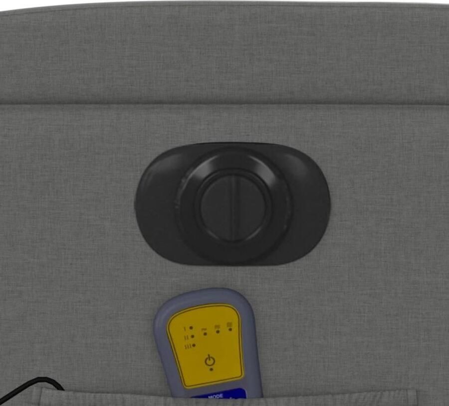 Vida XL vidaXL Massagestoel elektrisch verstelbaar stof donkergrijs-VXL-3204471 - Foto 5