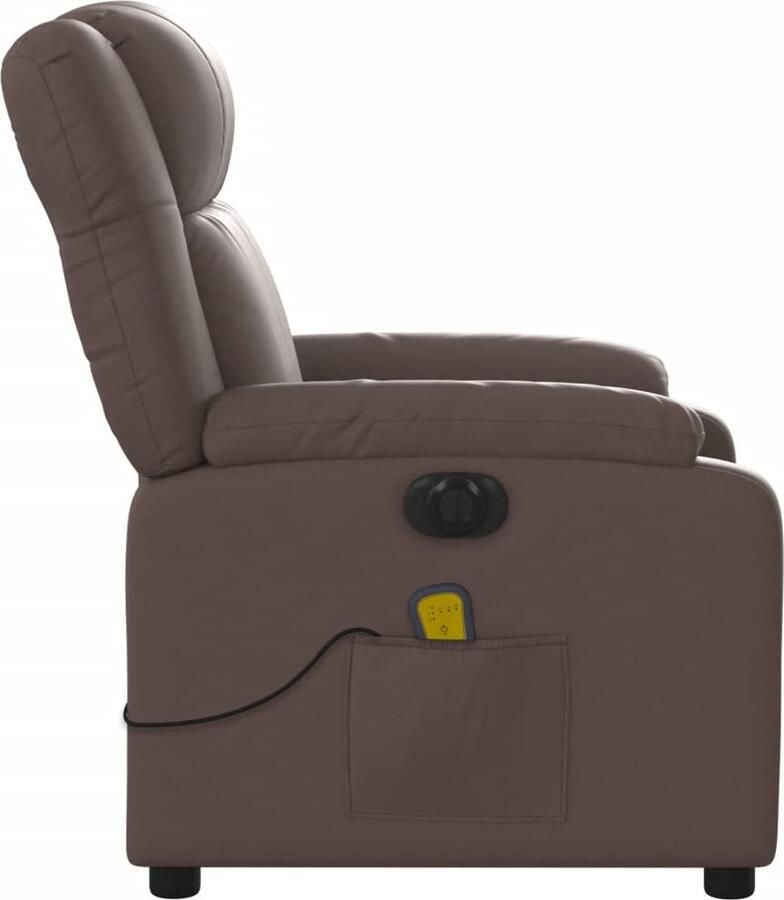 Vida XL vidaXL Massagestoel verstelbaar elektrisch kunstleer bruin-VXL-3205145 - Foto 5